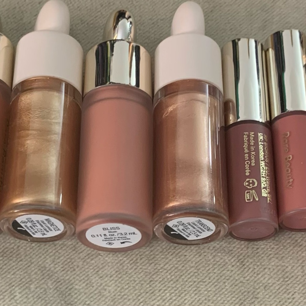 Rare beauty blush and highlighter